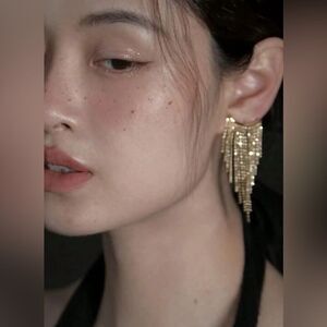 Tassel drop earrings M729